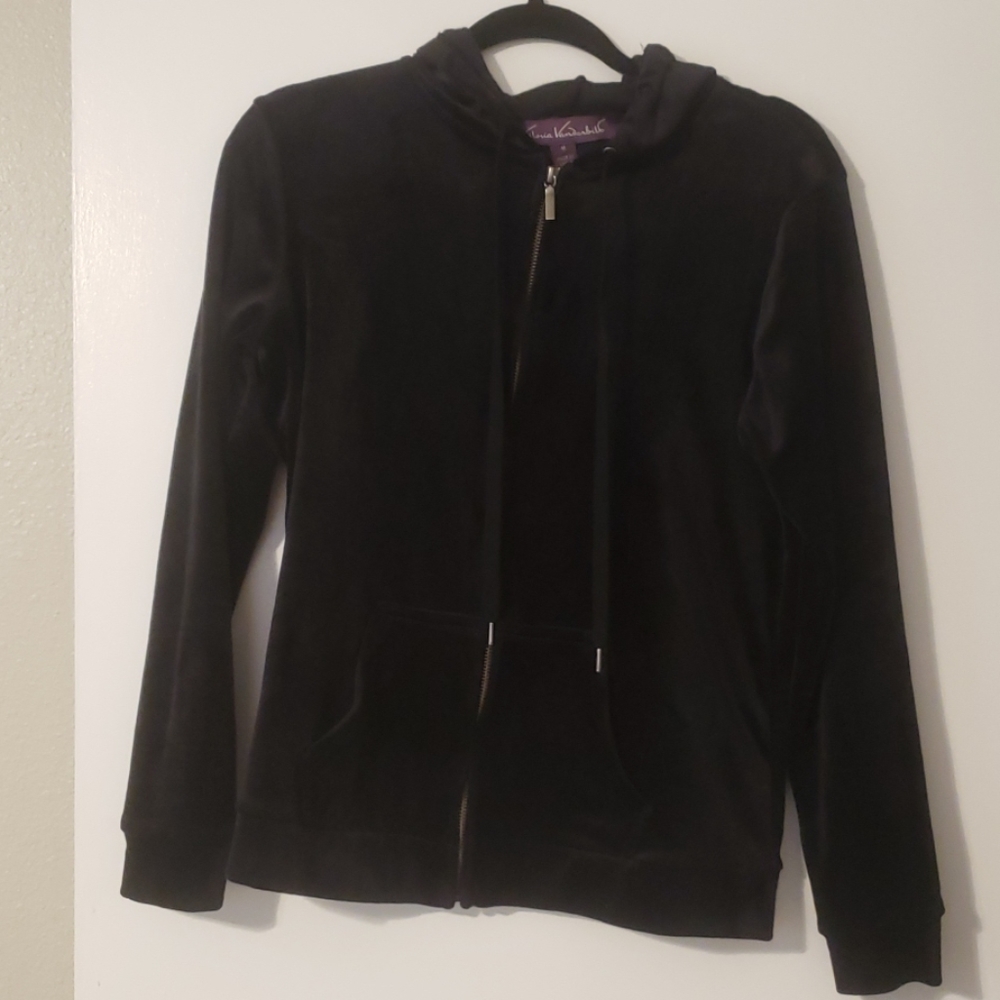 Black Velvet Hoodie